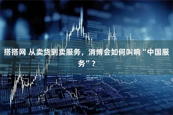 搭搭网 从卖货到卖服务，消博会如何叫响“中国服务”？