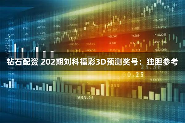 钻石配资 202期刘科福彩3D预测奖号：独胆参考