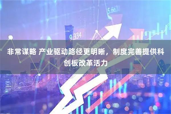非常谋略 产业驱动路径更明晰，制度完善提供科创板改革活力