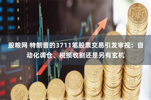 股粮网 特朗普的3711笔股票交易引发审视：自动化调仓、税损收割还是另有玄机