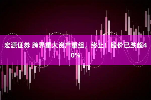 宏源证券 跨界重大资产重组，终止！股价已跌超40%