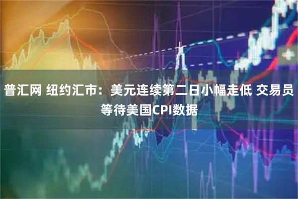 普汇网 纽约汇市：美元连续第二日小幅走低 交易员等待美国CPI数据